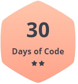 Hackerrank - 30 Days of Code
